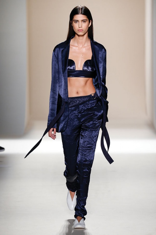 Bras, like this one from Victoria Beckham, are to be flaunted this year